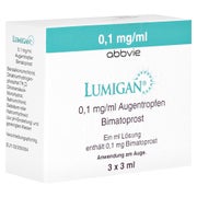 Lumigan 0,1 Mg/ml Augentropfen 3X3 ml
