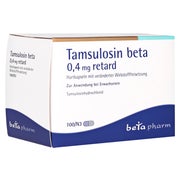 TAMSULOSIN beta 0,4 mg retard Hartk.verä.Wfrs. 100 St
