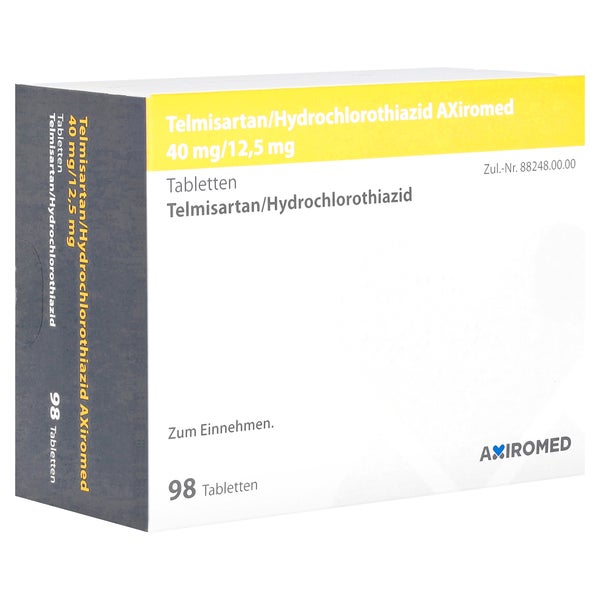 TELMISARTAN/Hydrochlorothiazid AXiromed 40/12,5 mg 98 St