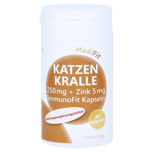 Katzenkralle 250 Mg+zink 5 mg ImmunoFit 60 St