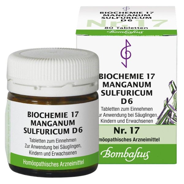 Biochemie 17 Manganum sulfuricum D 6 Tab 80 St