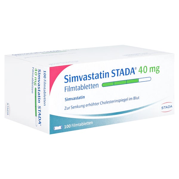 Simvastatin Stada 40 mg Filmtabletten 100 St