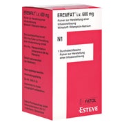 EREMFAT i.v. 600 mg Pulver z.Herst.e.Infusionslsg. 1 St