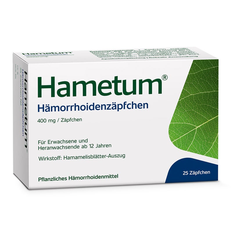 Hametum Hämorrhoidenzäpfchen 25 St, 25 St online kaufen | DocMorris 