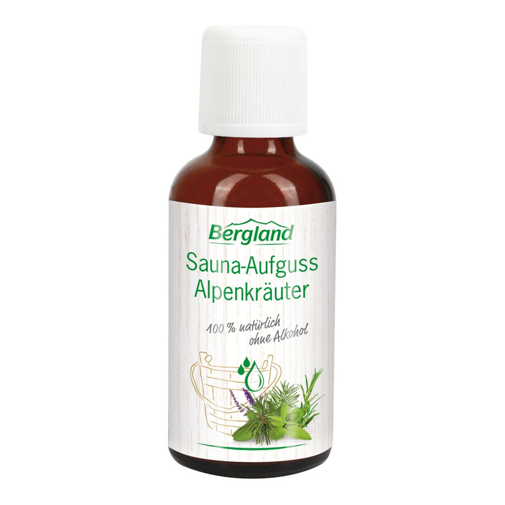 Sauna Aufguss Konzentrat Alpenkräuter 50 ml