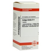 Produktabbildung: Ginkgo Biloba D 4 Tabletten 80 St