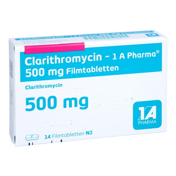 CLARITHROMYCIN-1A Ph.500mg Filmtabletten 14 St