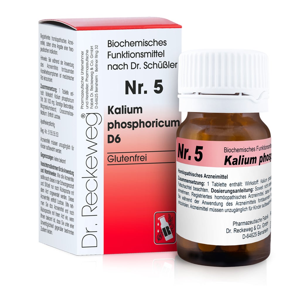 Dr. Reckeweg Schüßler Salz Nr. 5 Kalium phosphoricum D6 200 St