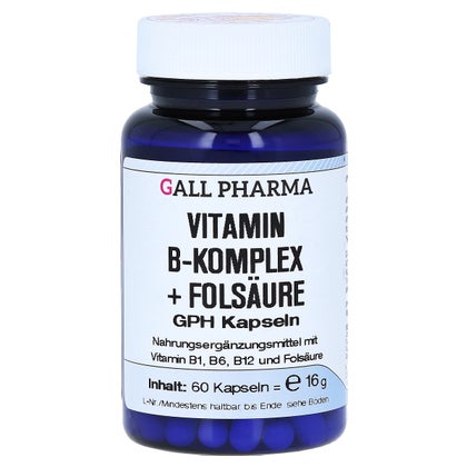 Vitamin B Komplex+folsäure Kapseln 60 St online kaufen | DocMorris