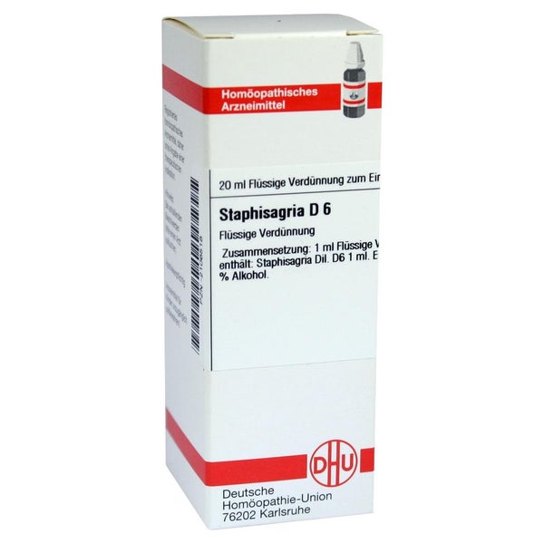 Staphisagria D 6 Dilution 20 ml
