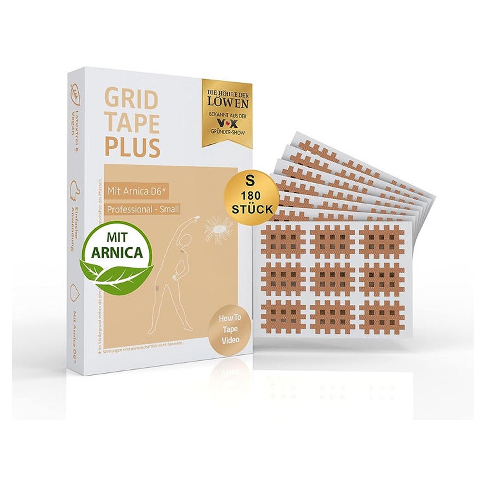 GRID TAPE PLUS Gitterpflaster mit Arnika Small 180 St