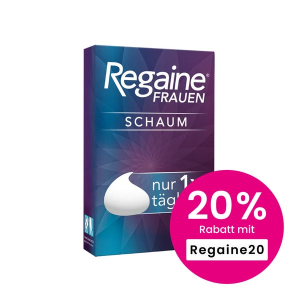 Regaine Frauen Schaum mit Minoxidil 2X60 g