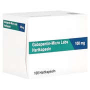 GABAPENTIN Micro Labs 100 mg Hartkapseln 100 St
