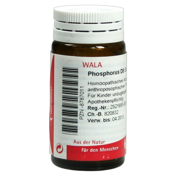 Phosphorus D 8 Globuli 20 g