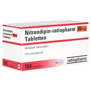 Nitrendipin-ratiopharm 20 mg Tabletten 100 St