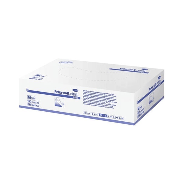 Hartmann Peha-soft nitrile fino Untersuchungshandschuhe blau Gr. M 150 St