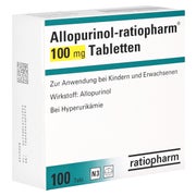 Allopurinol-ratiopharm 100 mg Tabletten 100 St