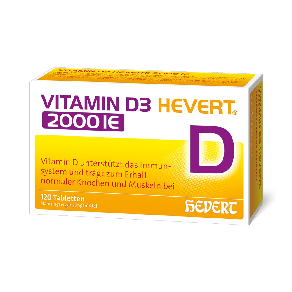 Vitamin D3 Hevert 2.000 I.E. Tabletten 120 St