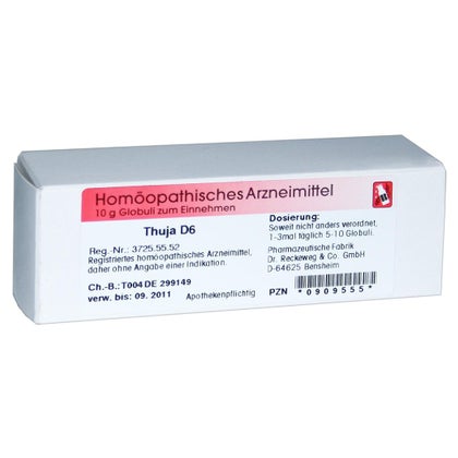 Erfahrungen Zu Thuja D12 Globuli 10 G