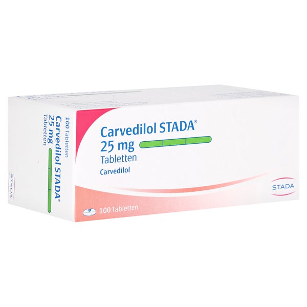 Carvedilol Stada 25 mg Tabletten 100 St
