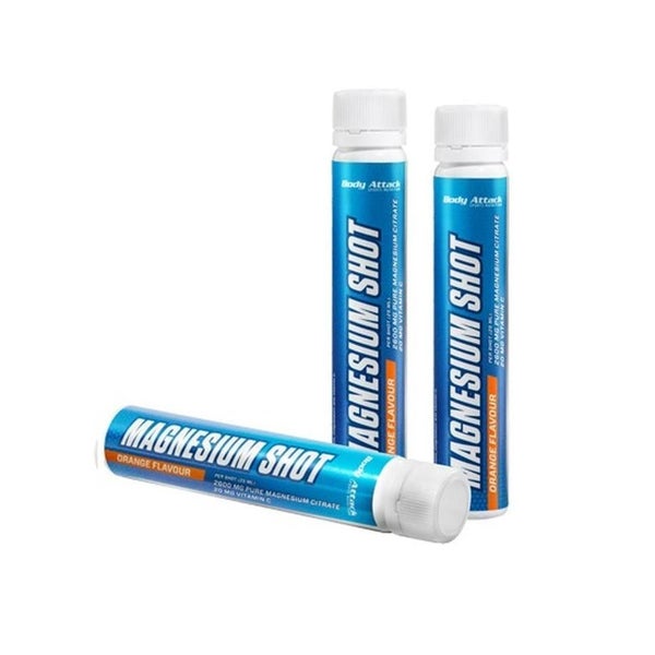 Body Attack Magnesium Shots 20x- Orange 20X25 ml