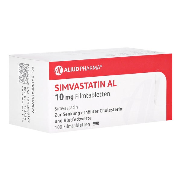 Simvastatin AL 10 mg Filmtabletten 100 St