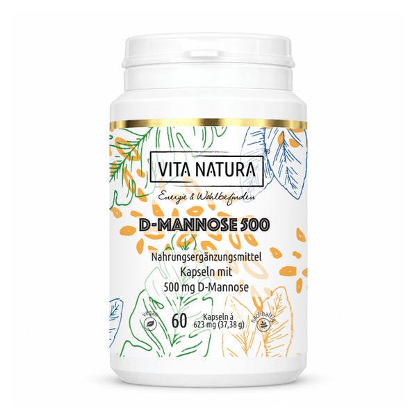 D-mannose Kapseln 500 mg 60 St