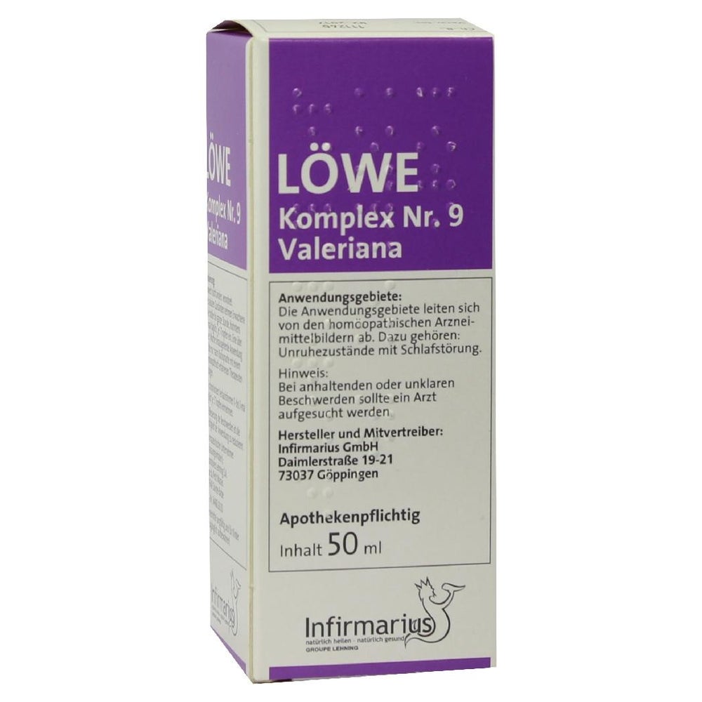 LÖWE Komplex Nr.9 Valeriana Tropfen 50 ml