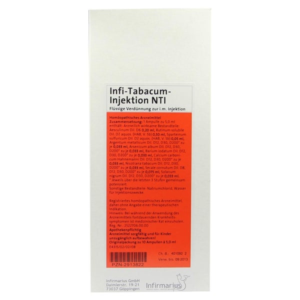 INFI Tabacum Injektion NTI Ampullen 10X5 ml