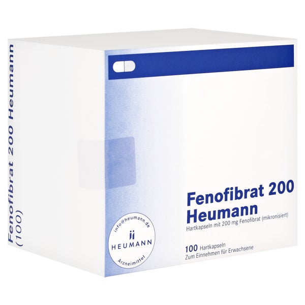 Fenofibrat 200 Heumann Hartkapseln 100 St