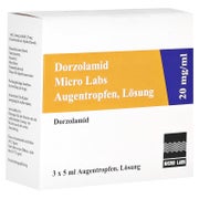 DORZOLAMID Micro Labs 20 mg/ml Augentropfen 3X5 ml