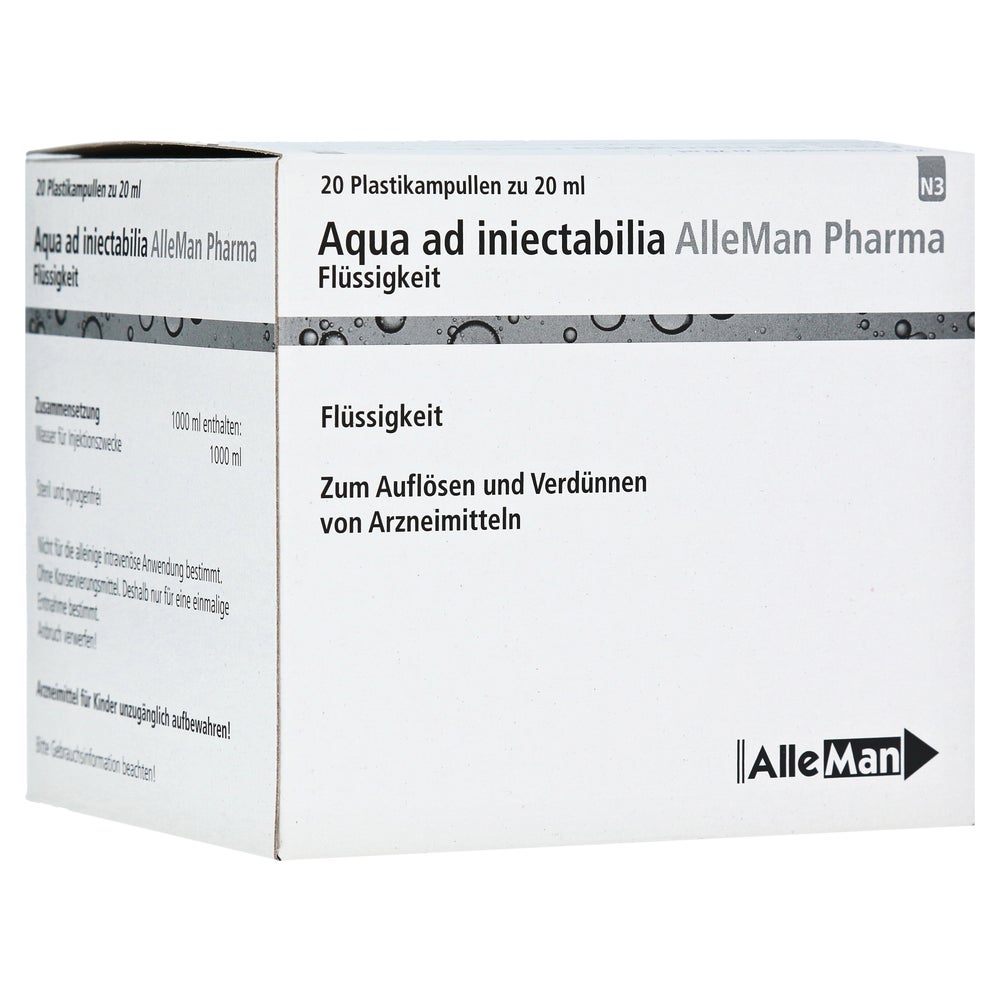 AQUA AD Iniectabilia Plastik 20X20 ml