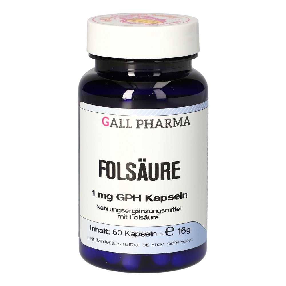 Folsäure 1 mg GPH Kapseln 60 St