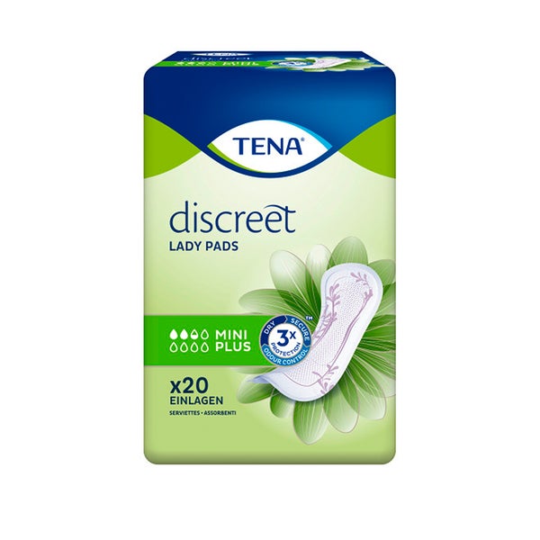 TENA Lady Discreet Mini Plus Inkontinenzeinlagen, 20 Stück 20 St