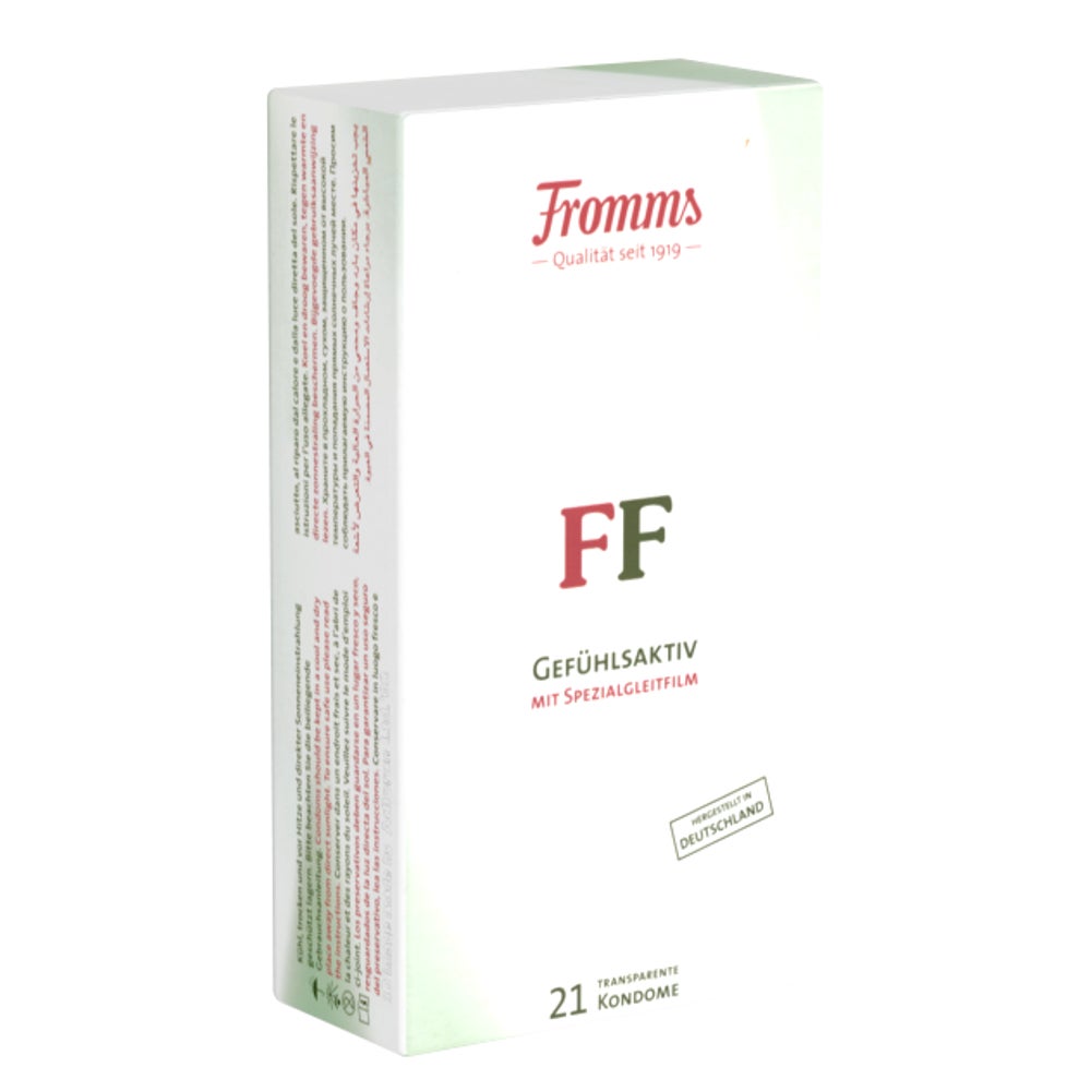«FF gefühlsaktiv» Kondome 21er Pack – Silikonöl, 52 mm (21 Kondome) 21 St