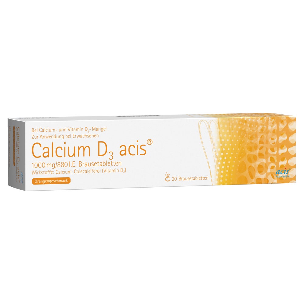 CALCIUM D3 acis 1000 mg/880 I.E. 20 St