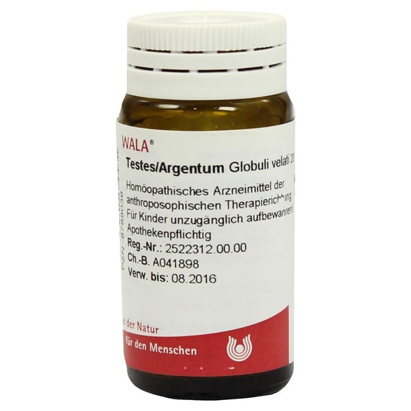 Testes/argentum Globuli 20 g