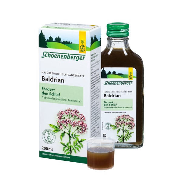 Schoenenberger Naturreiner Heilpflanzensaft Baldrian 200 ml