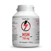 MSM 750 mg Mono 99,9% Kapseln 180 St