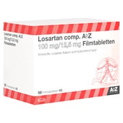 LOSARTAN comp. AbZ 100/12,5 mg Filmtabletten 98 St