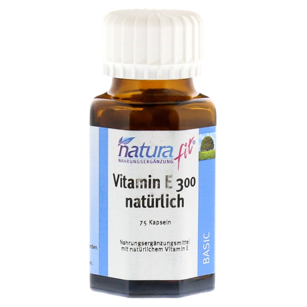 Naturafit Vitamin E 300 natürlich Kapsel 75 St