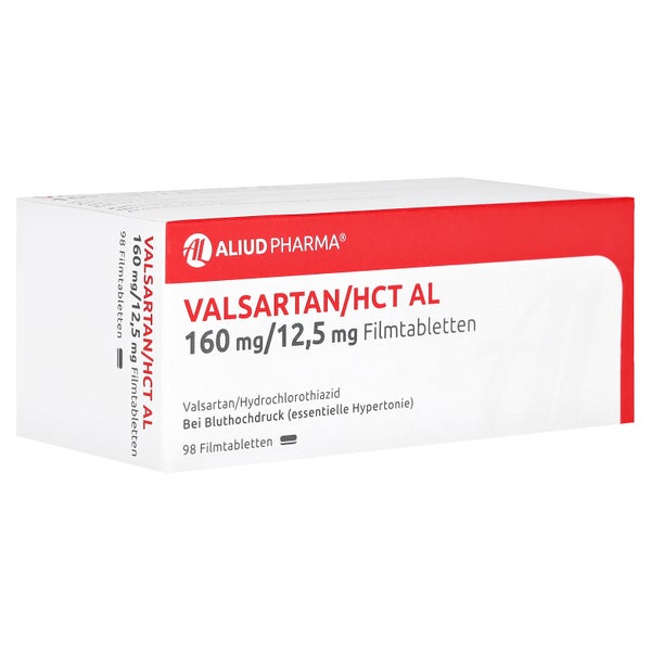 VALSARTAN/HCT AL 160 mg/12,5 mg Filmtabletten 98 St