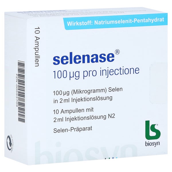 Selenase 100 µg pro injectione Ampullen 10X2 ml