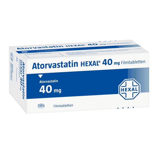 Atorvastatin Hexal 40 mg Filmtabletten 100 St