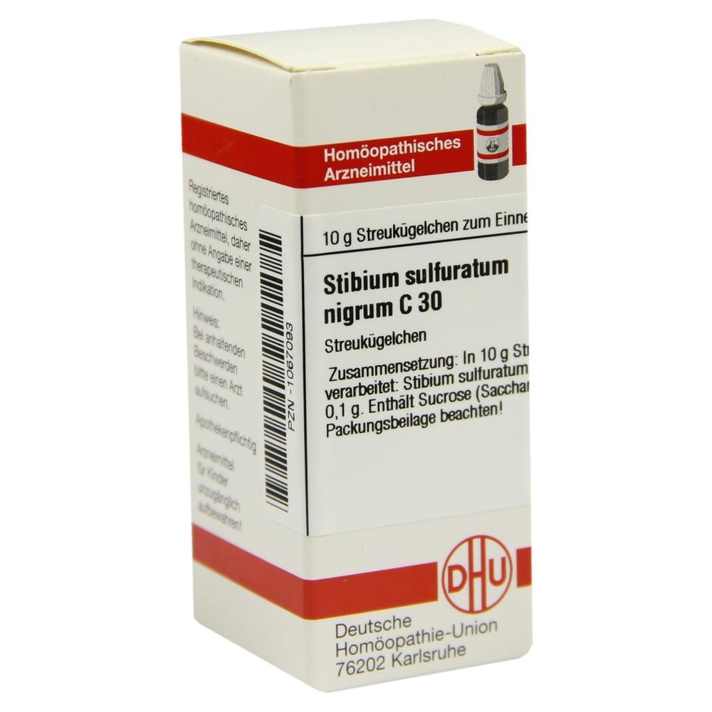 Stibium Sulfuratum Nigrum C 30 Globuli 10 g