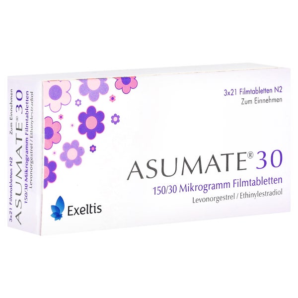 ASUMATE 30 0,15 mg/0,03 mg Filmtabletten 3X21 St
