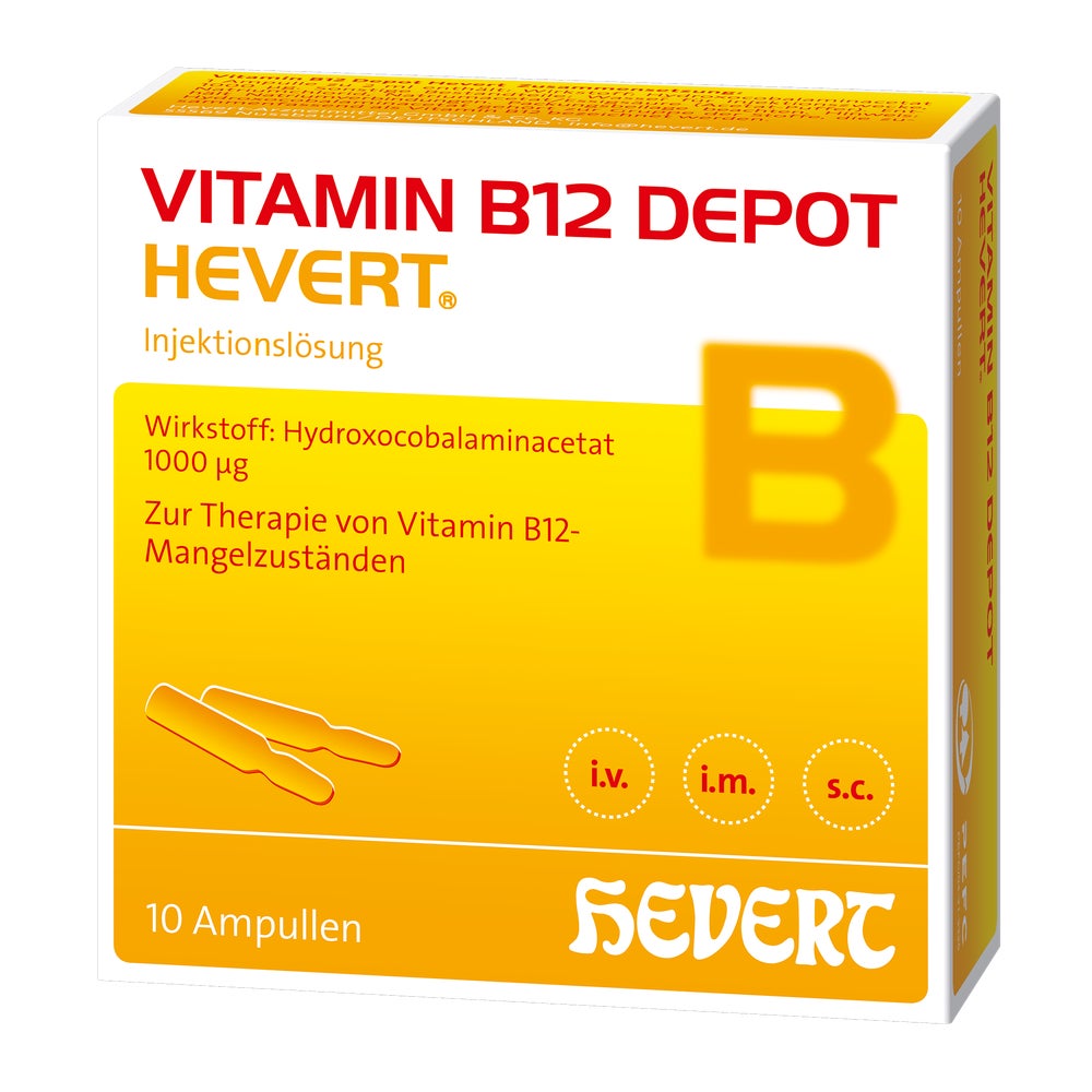 Vitamin B12 Depot Hevert Ampullen 10X2 ml