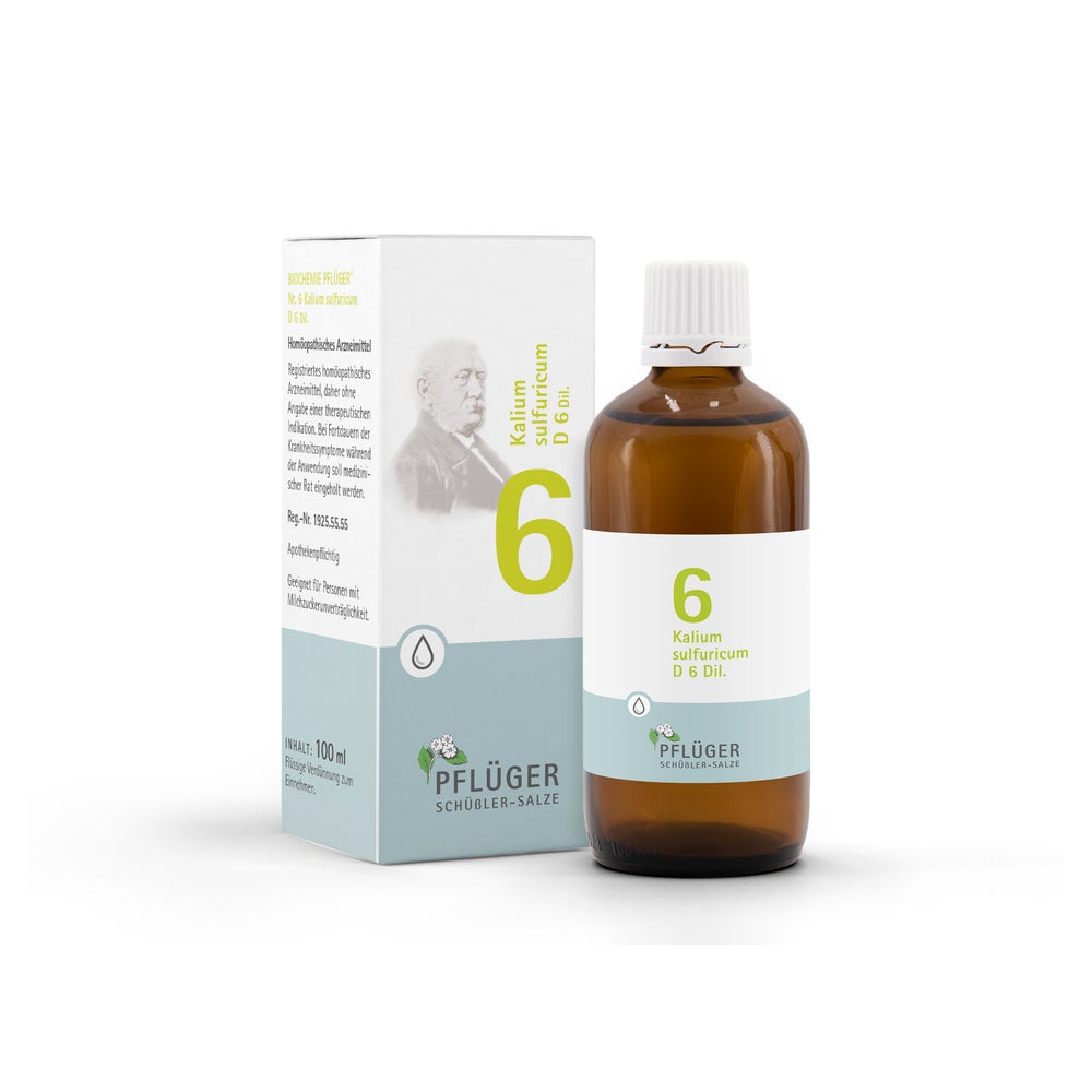 Biochemie Pflüger Schüßler-Salz Nr. 6 Kalium sulfuricum D6 100 ml