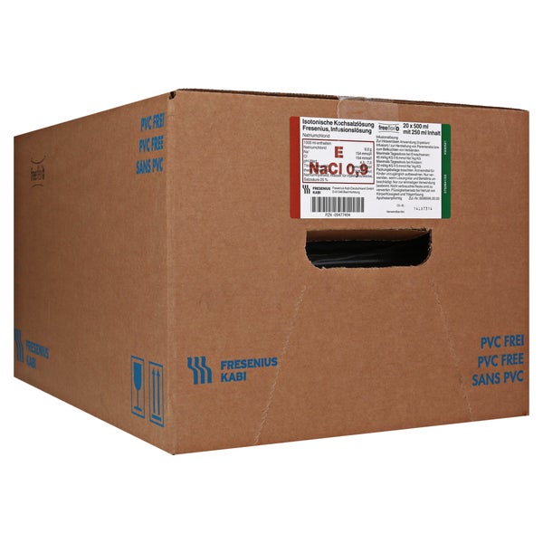 Isotonische Kochsalzlsg.500ml Halbgef.fr 20X250 ml