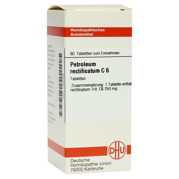 Petroleum Rectificatum C 6 Tabletten 80 St